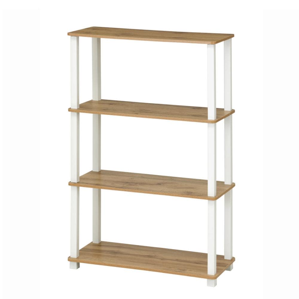 アテーナライフ　簡単組立シェルフ　６８ｃｍ幅　ワイド４段　ナチュラル