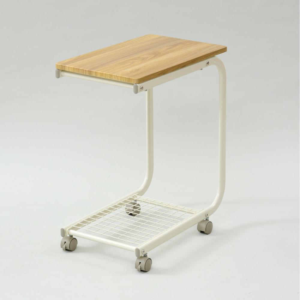 ＹＡＭＡＺＥＮ（山善）　キャスター付きサイドテーブル　ナチュラル　ＢＳＴ５０３０