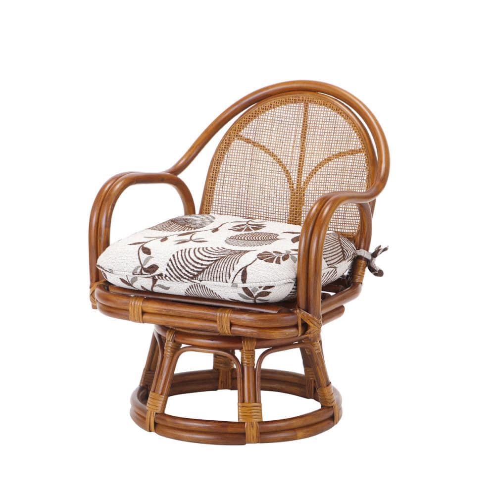 アテーナライフ　ラタン回転チェア　ミドル　ＳＰＺ－１１－１７ＶＮ