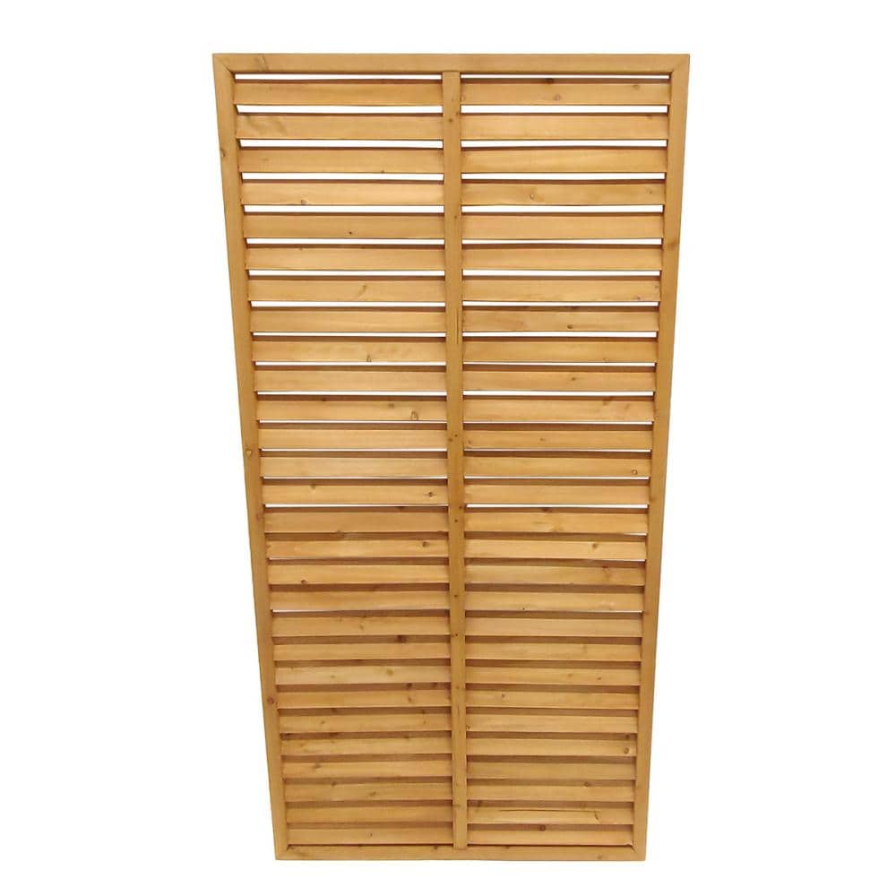 Ｋ＋ＢＵＩＬＤ　ルーバーラティス　ライトブラウン　９０×１８０ｃｍ