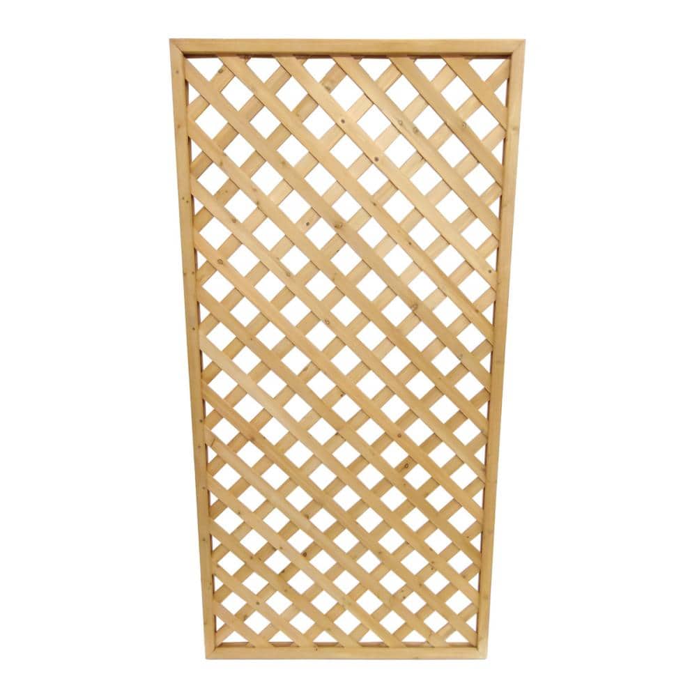 Ｋ＋ＢＵＩＬＤ　ライトブラウンラティス　９０×１８０ｃｍ