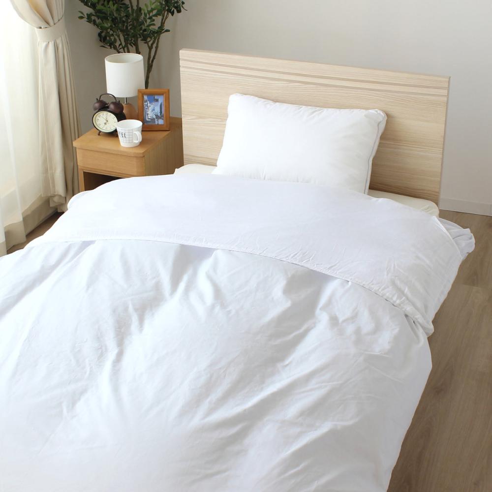 衿カバー　１５０×６０ｃｍ　シングル　二重ガーゼ　ホワイト