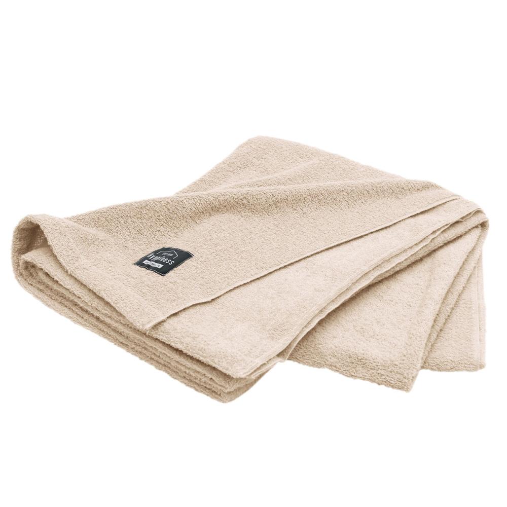 タオルケット　１４０×１９０ｃｍ　シングル　綿混パイル　ヴァイル　アイボリー