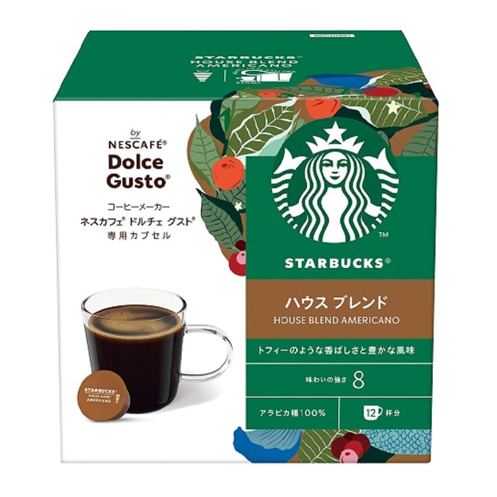 ドルチェグスト　専用カプセル　スターバックス　ハウスブレンド　１２杯分