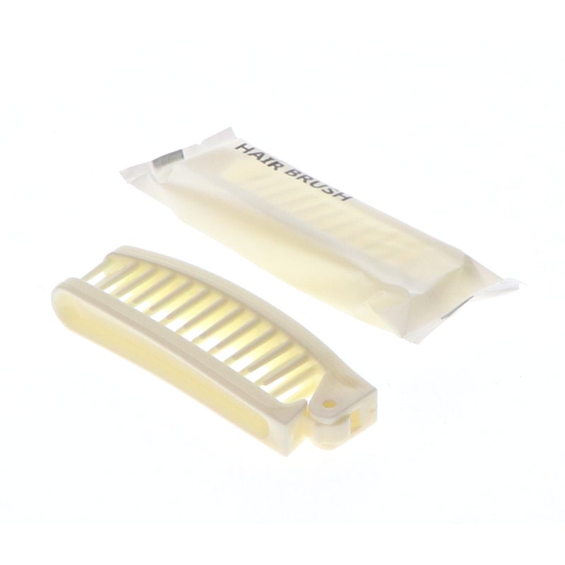 業務用ホテルアメニティ　折りたたみヘアブラシ　個包装（白色袋）２００個入り　ＳＦ－１８Ｍ２００Ｐ