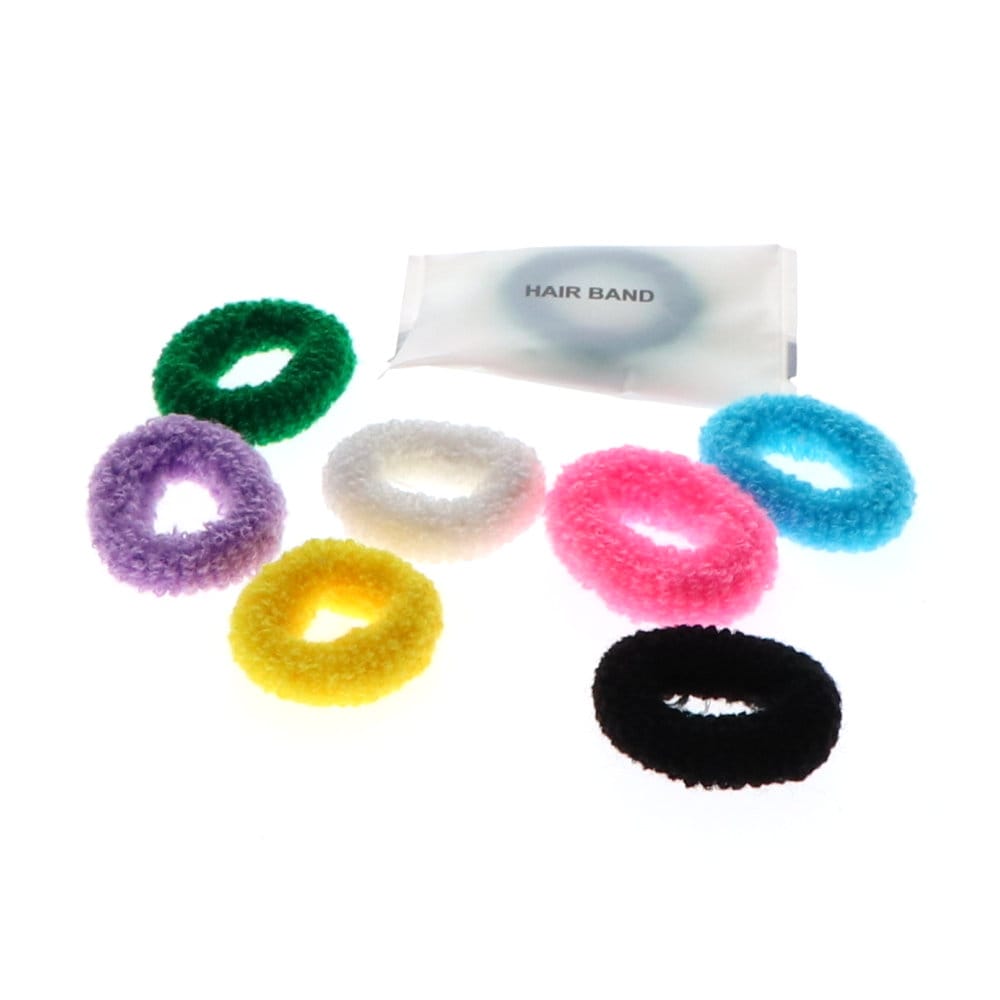 業務用ホテルアメニティ　ヘアバンド７色　個包装（白色袋）２５０個入り　ＳＢ－５　２５０Ｐ