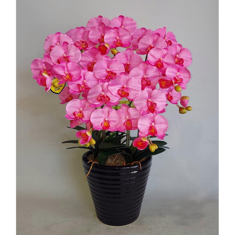 造花　胡蝶蘭　５本立ち　ピンク