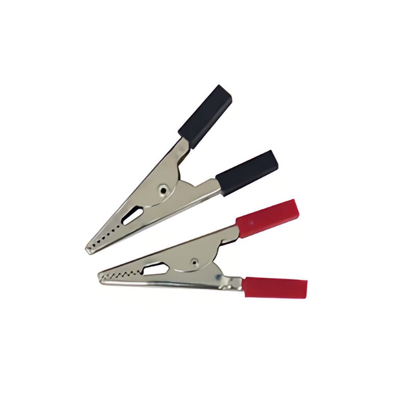 オーム電機　ワニグチクリップ　中　２個入り　ＤＺ－ＷＣＭ／ＲＫ　０９－１８８１