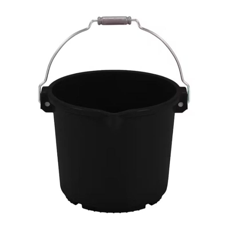 三甲　ＨＣバケツ　ブラック　金具持ち手　Ｌ１３Ｓ
