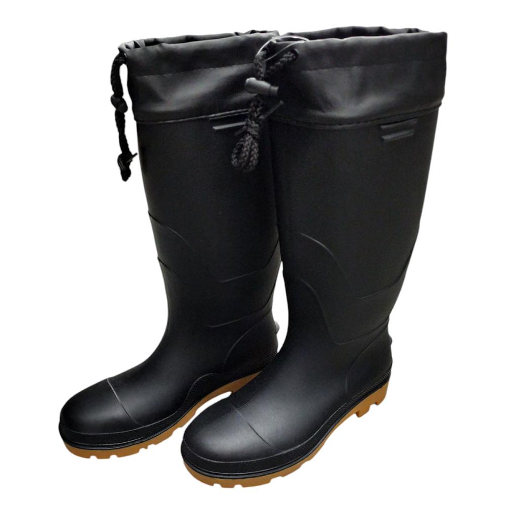 カバー付セーフティーＰＶＣブーツ　ブラック　ＸＬ　２７．５～２８ｃｍ