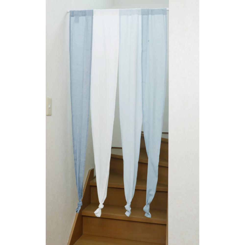 のれん　セーヌ　ブルー　８５×１７０ｃｍ