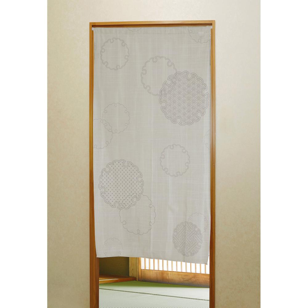 のれん　雪輪　８５×１５０ｃｍ