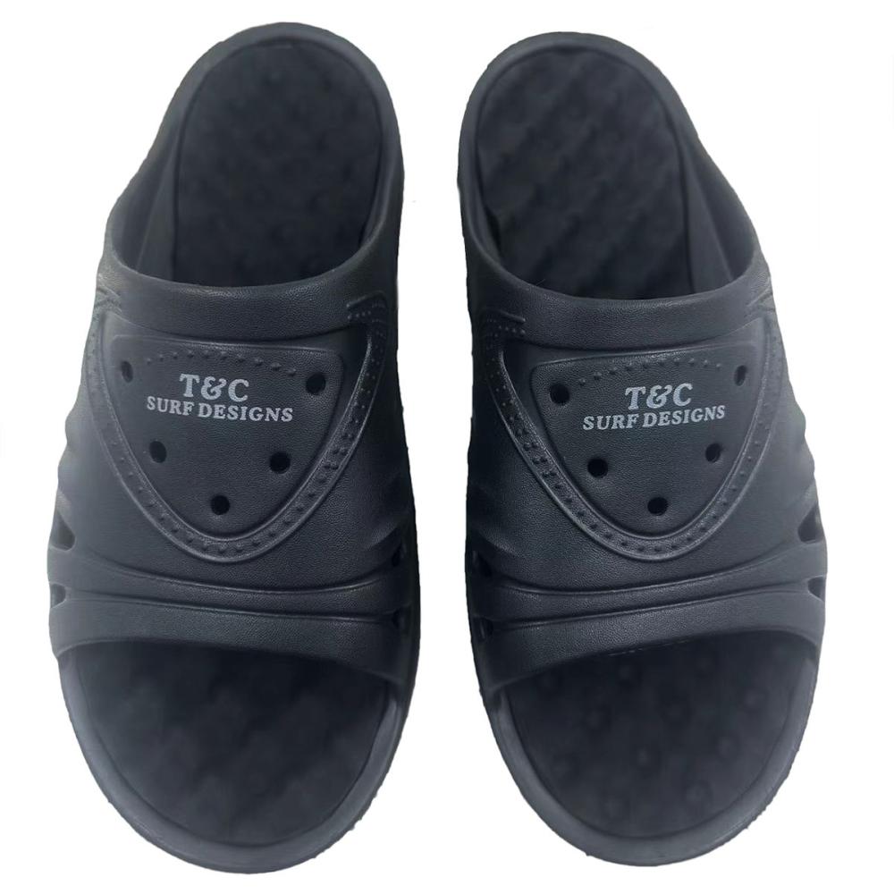 Ｔ＆Ｃ　紳士サンダル　ブラック×ブラック　Ｌ　２６．０～２７．０ｃｍ　ＴＣＭ３７４