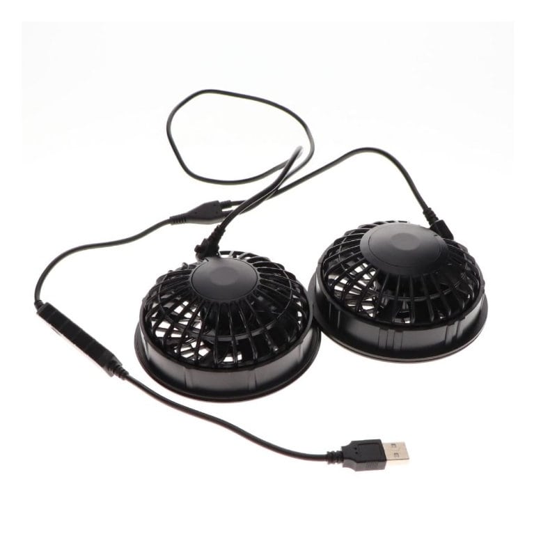 你的品牌名　ファン付きウェアシリーズ　ファンセット５Ｖ　Ｋ２４