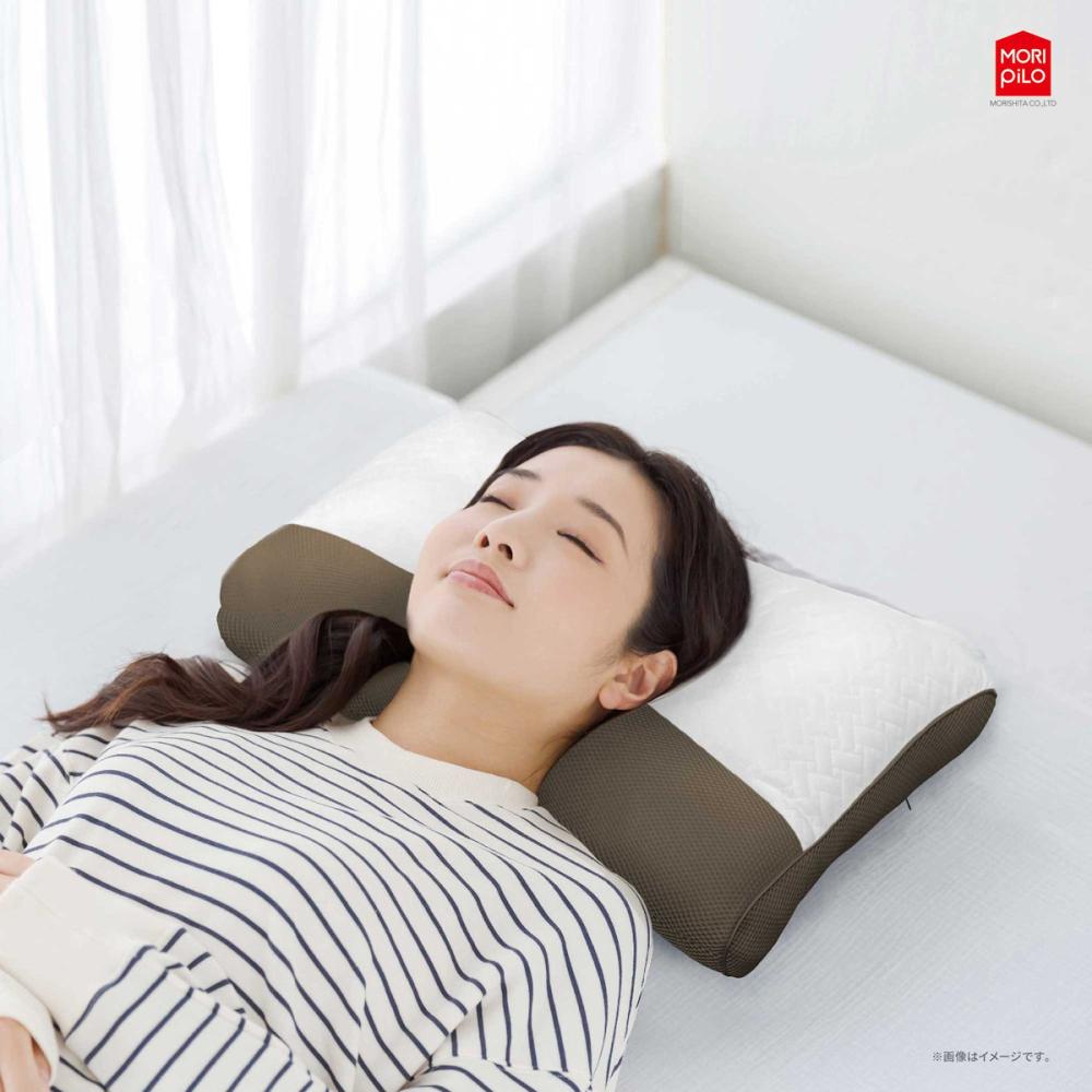 モリシタ　首を休めるまくら　そばタイプ　５５×３５ｃｍ