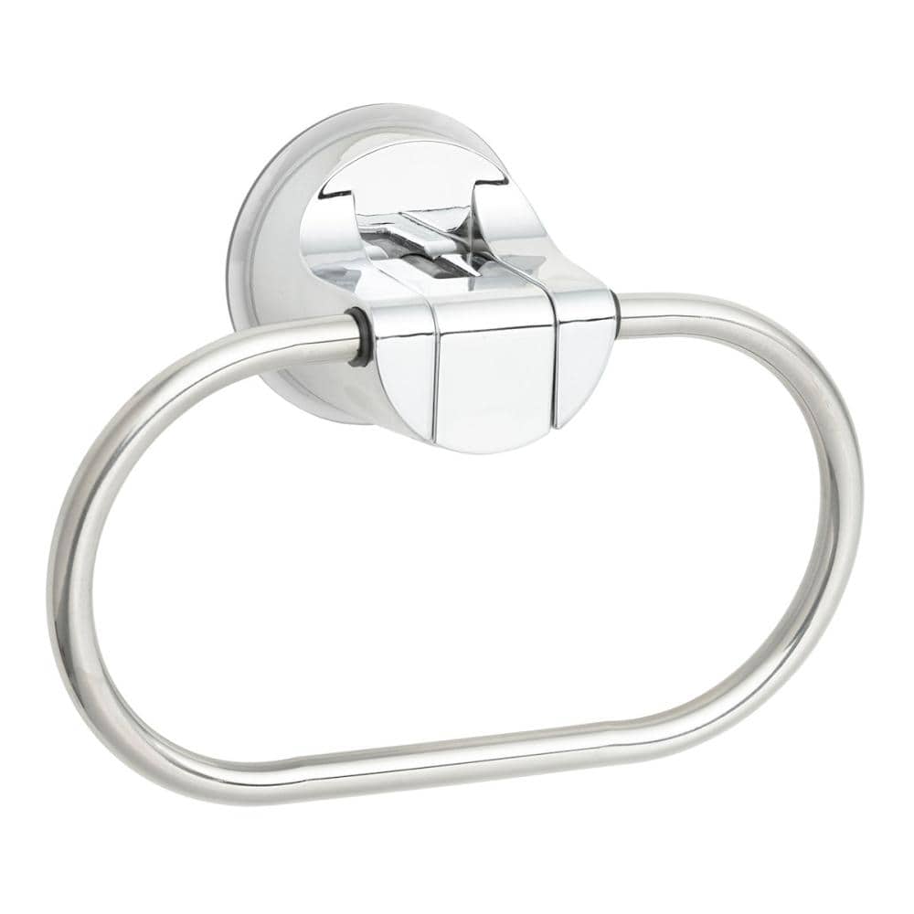 レック　レバー式吸盤タオルリング　ステンレス