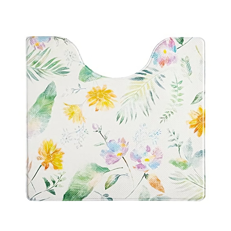 オカ　ササッと拭けるトイレマット　フィオレ　アイボリー