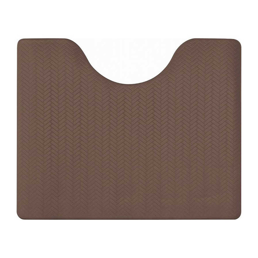 ヨコズナクリエーション　ズボラ　トイレマットミニ　ブラウン