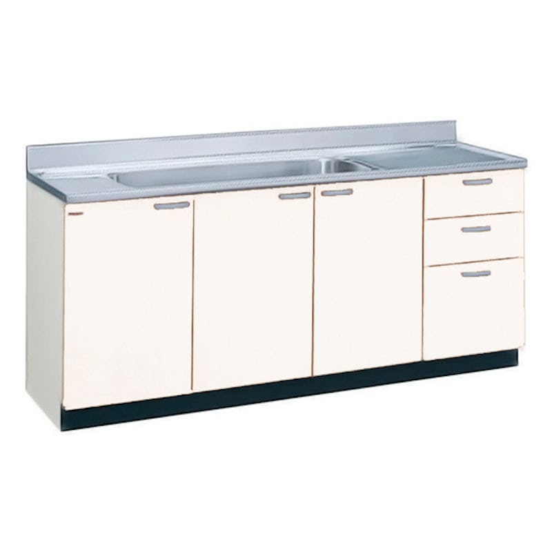 ＬＩＸＩＬ　流し台　間口１８０ｃｍ　ライトグレー　左シンク　ＧＳＥ‐Ｓ‐１８０ＪＸＴＬ