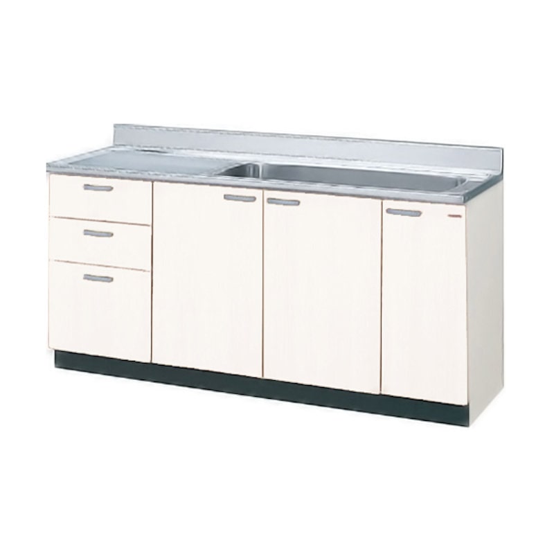 ＬＩＸＩＬ　流し台　間口１６５ｃｍ　ライトグレー　右シンク　ＧＳＥ‐Ｓ‐１６５ＪＸＴＲ