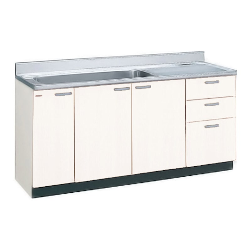 ＬＩＸＩＬ　流し台　間口１６５ｃｍ　ライトグレー　左シンク　ＧＳＥ‐Ｓ‐１６５ＪＸＴＬ