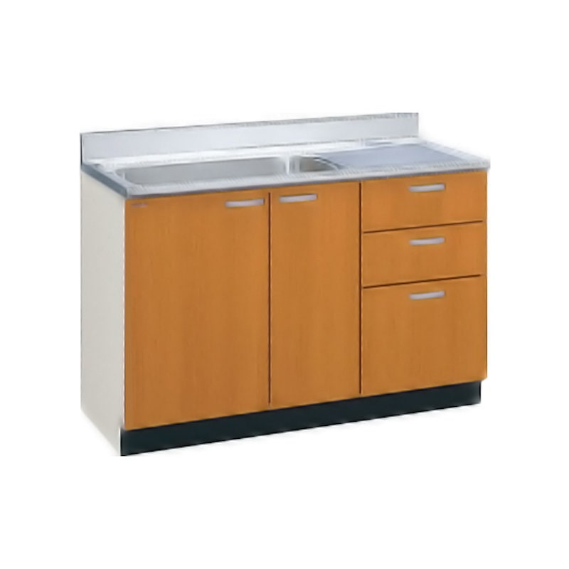 ＬＩＸＩＬ　流し台　間口１２０ｃｍ　ミドルペア　左シンク　ＧＳＭ‐Ｓ‐１２０ＭＸＴＬ