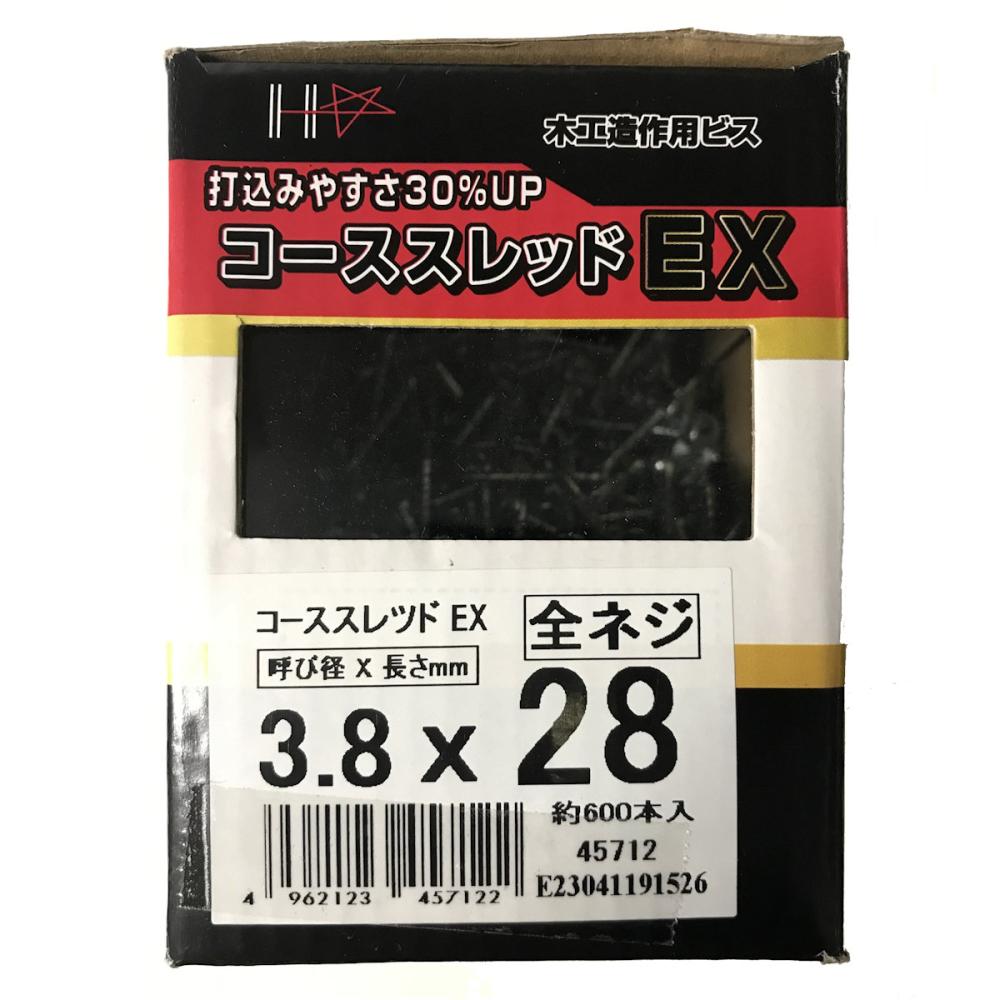ダイドーハント　コーススレッドＥＸ　小箱３．８×２８　全ネジ