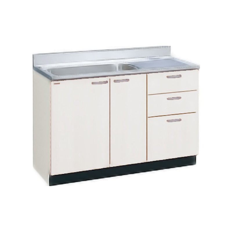 ＬＩＸＩＬ　流し台　間口１２０ｃｍ　ライトグレー　左シンク　ＧＳＥ‐Ｓ‐１２０ＭＸＴＬ