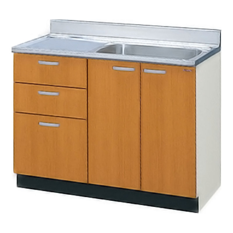 ＬＩＸＩＬ　流し台　間口１０５ｃｍ　ミドルペア　右シンク　ＧＳＭ‐Ｓ‐１０５ＳＸＴＲ