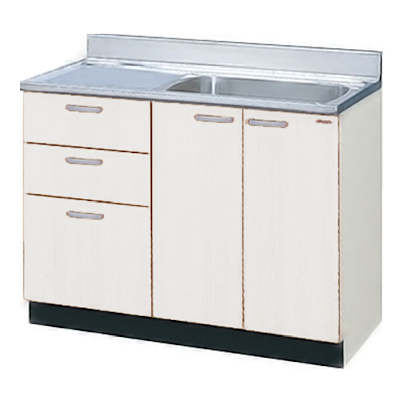 ＬＩＸＩＬ　流し台　間口１０５ｃｍ　ライトグレー　右シンク　ＧＳＥ‐Ｓ‐１０５ＳＸＴＲ