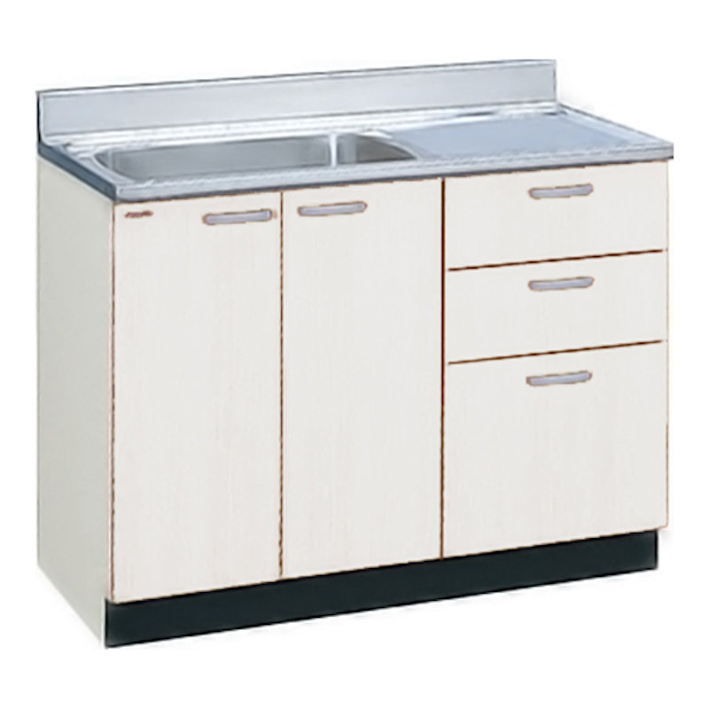 ＬＩＸＩＬ　流し台　間口１０５ｃｍ　ライトグレー　左シンク　ＧＳＥ‐Ｓ‐１０５ＳＸＴＬ