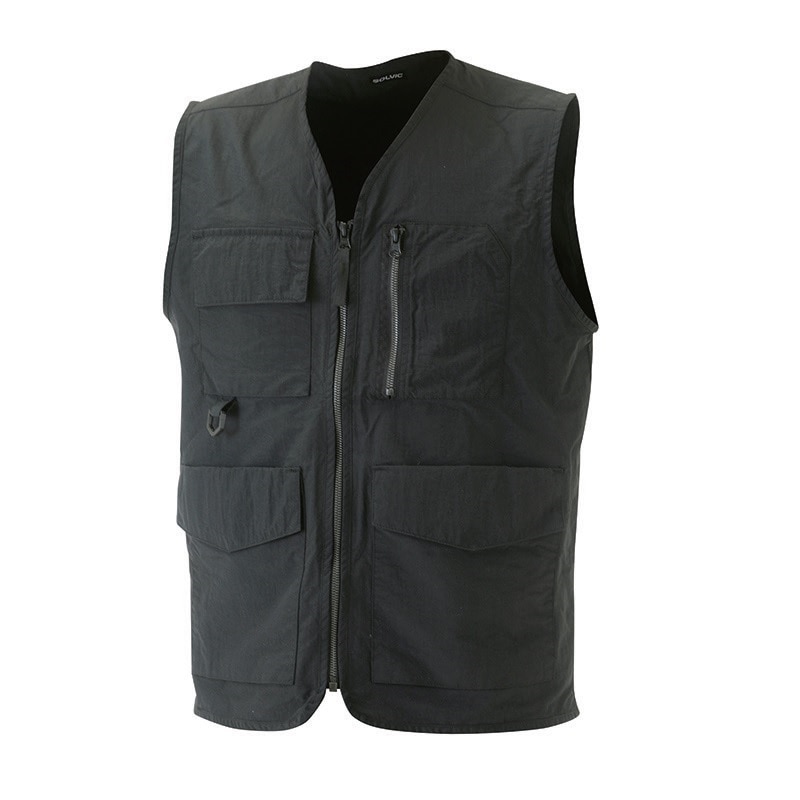 ＳＯＬＶＩＣ（ソルビック）　マルチポケットベスト　ブラック　３Ｌ