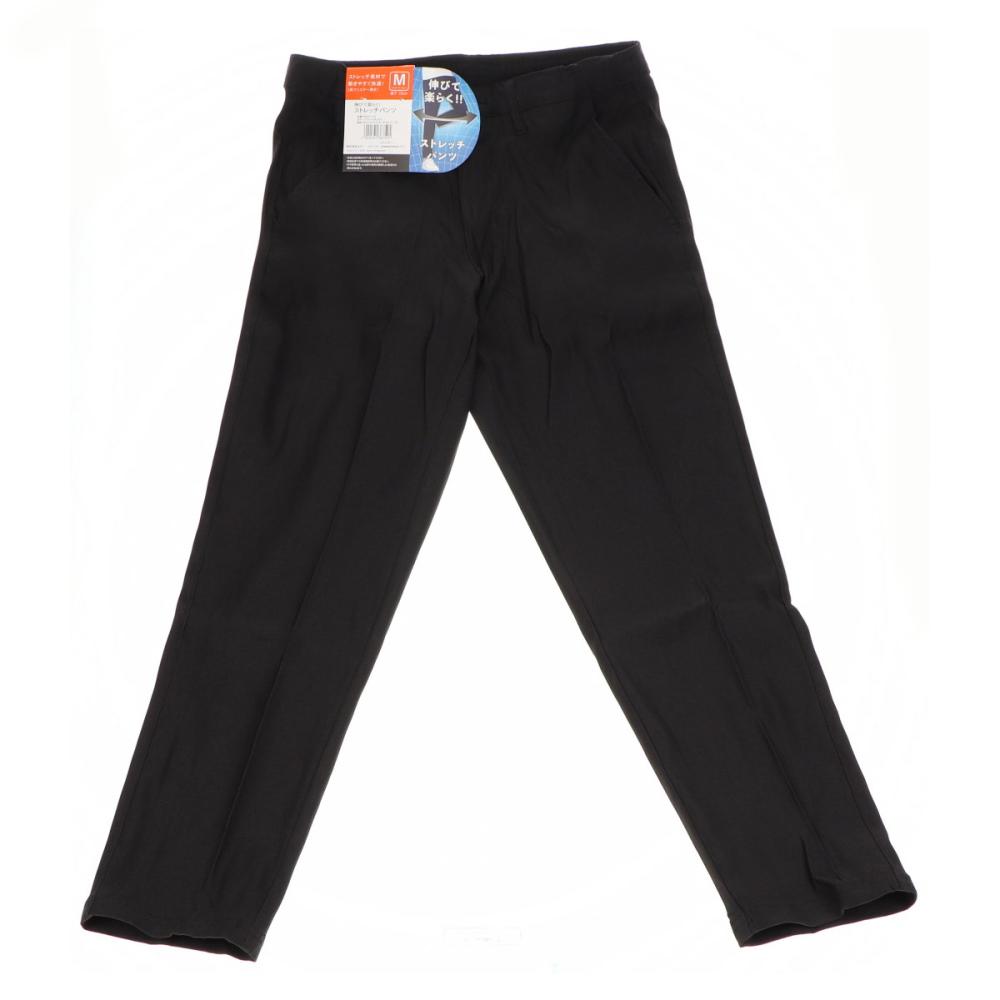 你的品牌名　伸びて楽らくストレッチパンツ　ブラック　Ｍ