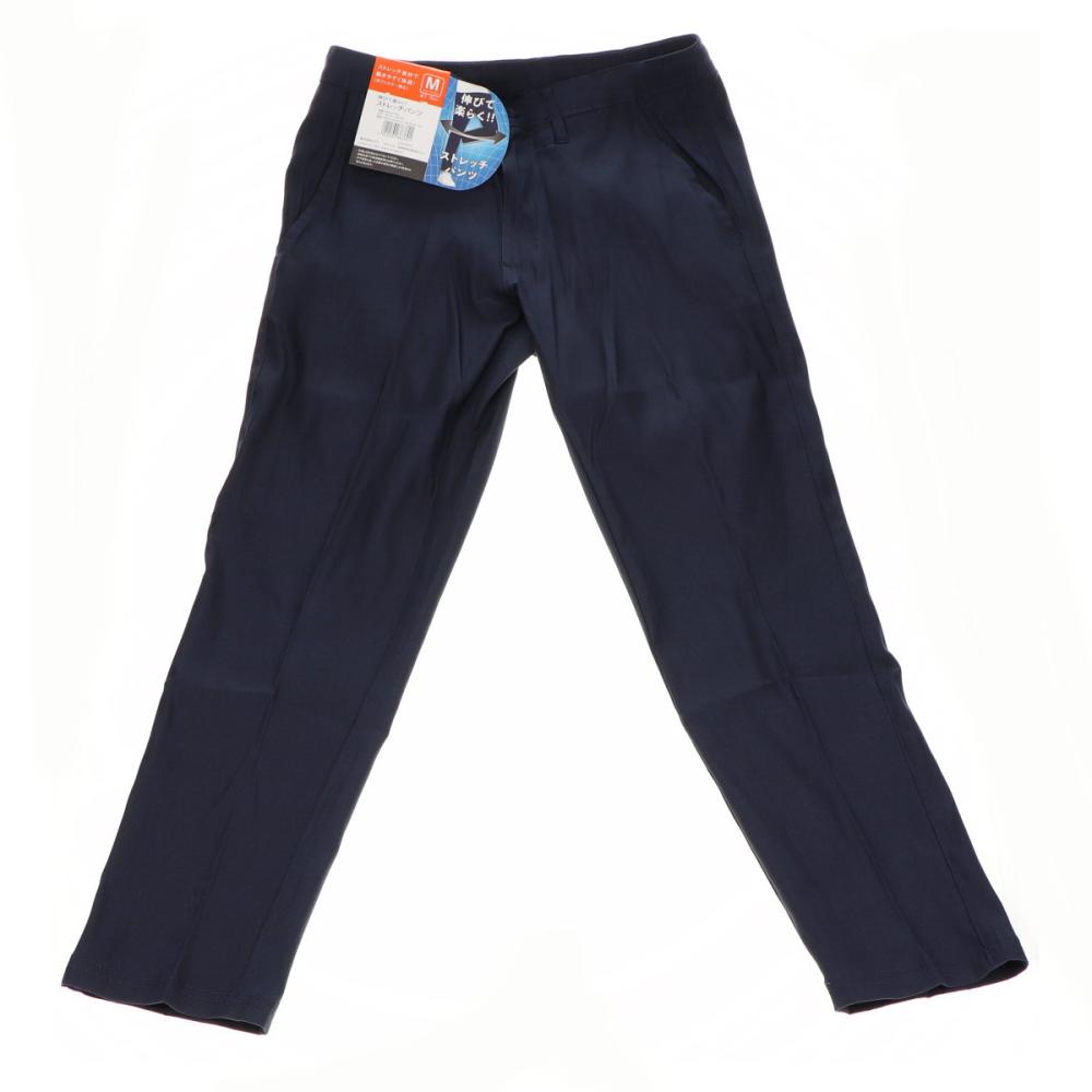 你的品牌名　伸びて楽らくストレッチパンツ　ネイビー　Ｍ