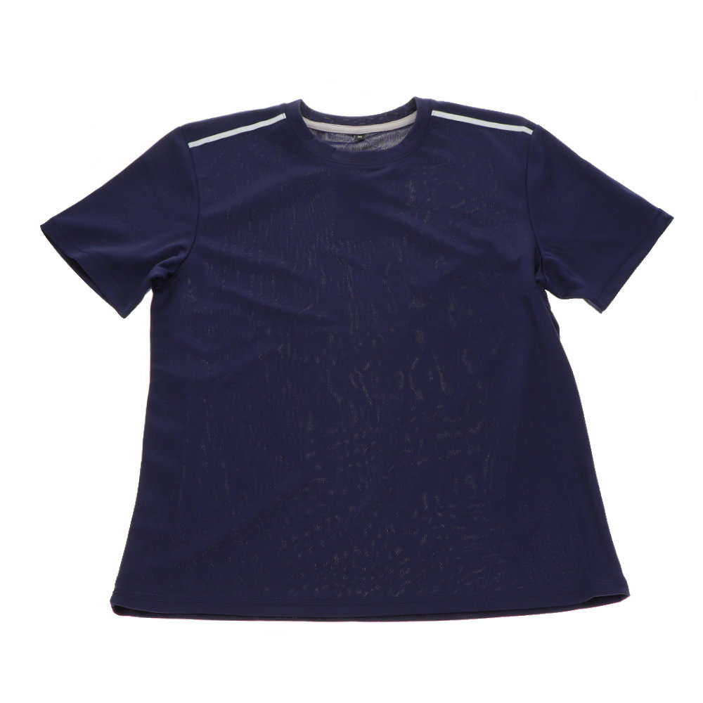 你的品牌名　ドライメッシュＴシャツ半袖　ネイビー　３Ｌ