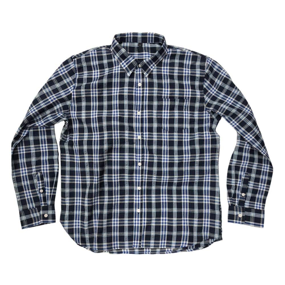 サッカーシャツ　長袖　ブルーブラック　ＬＬ