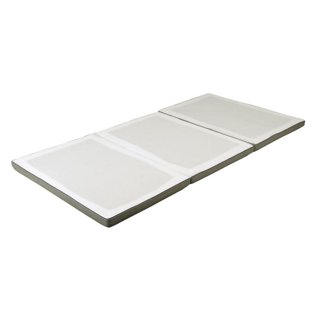 アテーナライフ　通気性が良くむれにくい三つ折りマットレス　シングル　９７×１９５×厚さ５ｃｍ