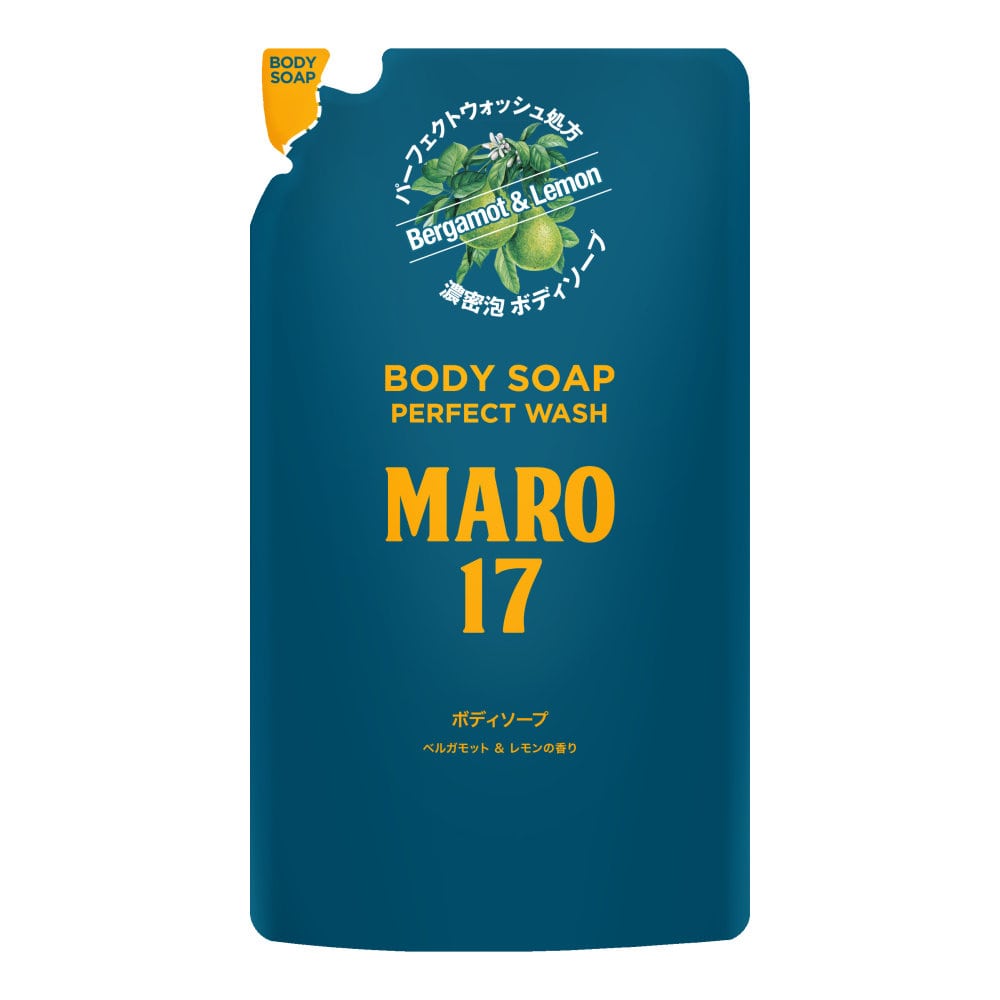 ネイチャーラボ　ＭＡＲＯ１７　ボディソープ　パーフェクトウォッシュ　詰め替え用　４００ｍＬ