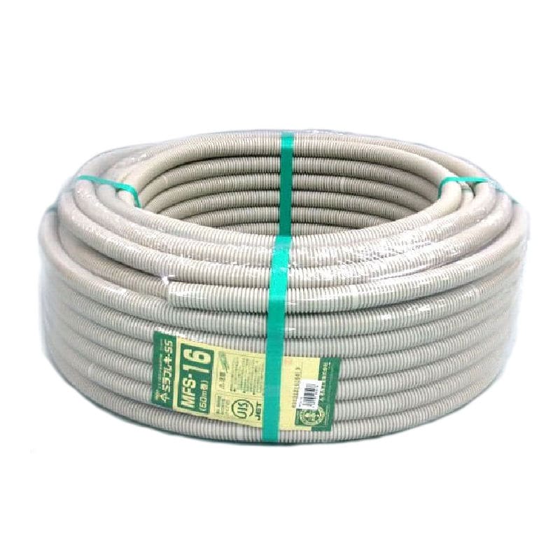 未来工業　ミラフレキＳＳ　ＰＦ管　ＭＦＳ－１６　５０ｍ　ベージュ