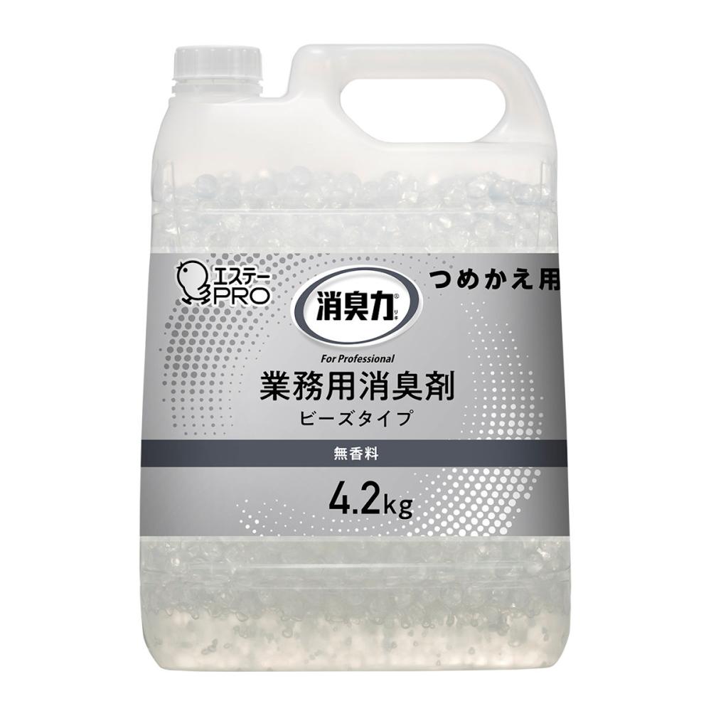 エステー　業務用消臭力ビーズ　無香料　詰め替え用　特大　４．２ｋｇ
