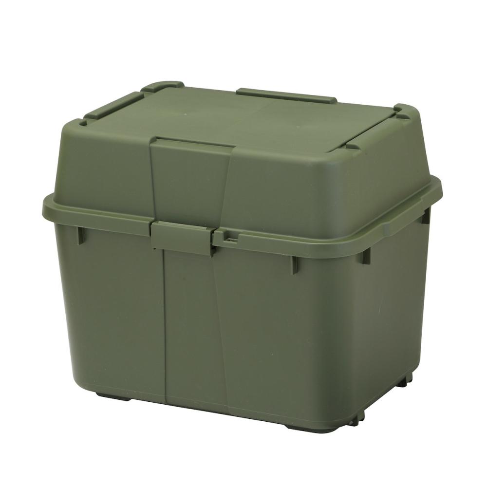 アテーナライフ　耐候性ストロングコンテナ　７０Ｌ　鍵穴付き　カーキ　６２０