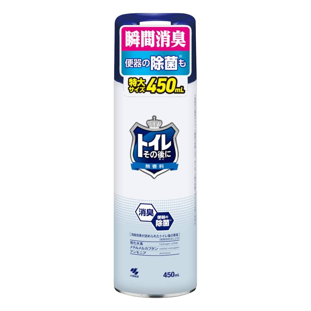 小林製薬　トイレその後に　無香料　特大サイズ　４５０ｍＬ