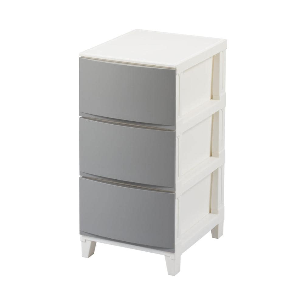 サンカ　チェスト　ルームスシェード　スリム３段　サンドグレー　ＲＳＤ－Ｓ３４３ＳＧＹ