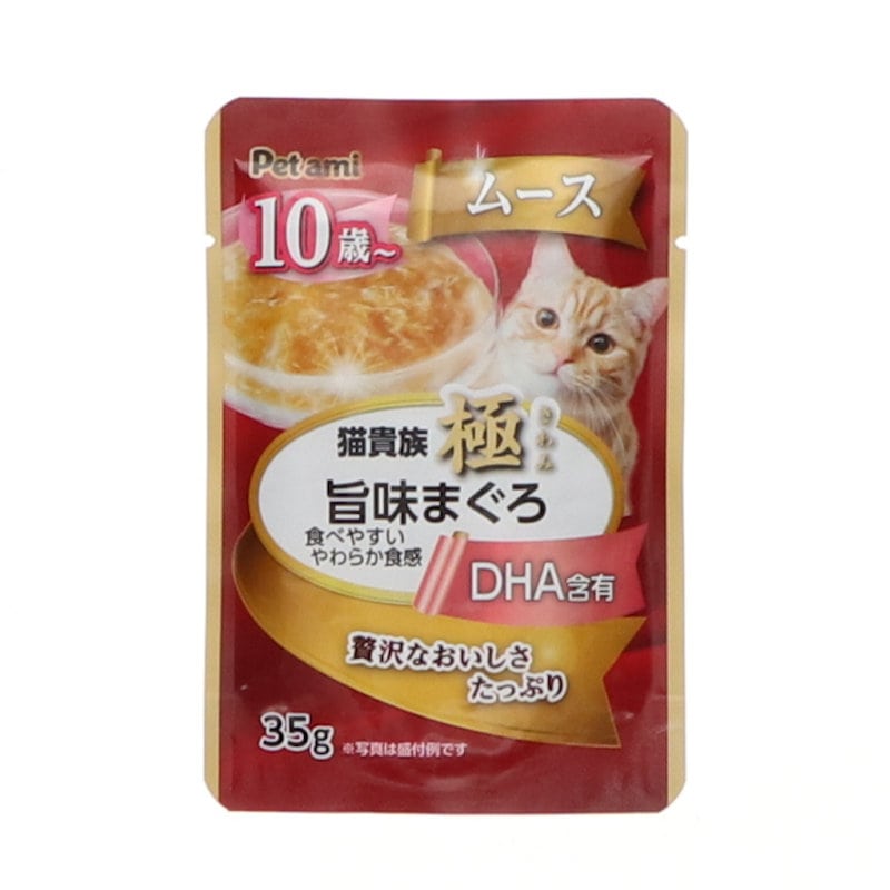 Ｐｅｔａｍｉ　猫貴族　極　旨味まぐろムース　１０歳　ＤＨＡ含有　３５ｇ