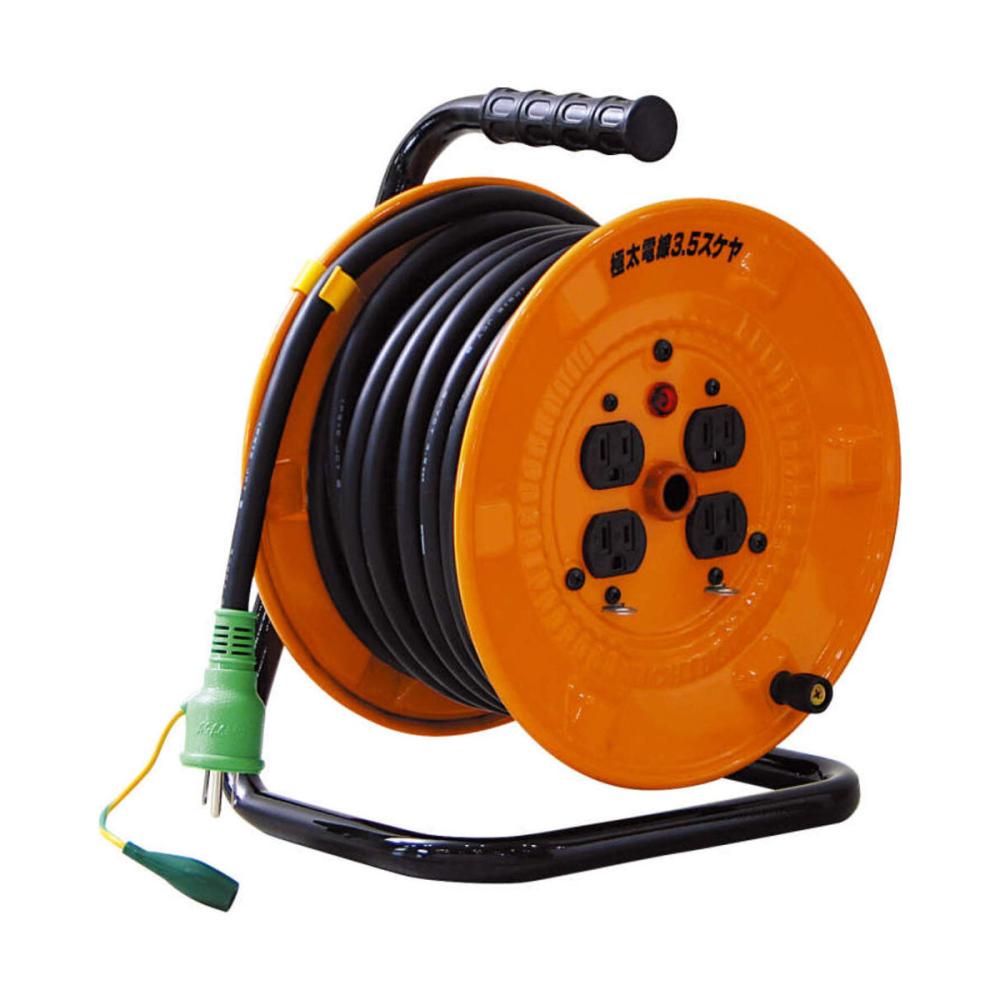 ＮＩＣＨＩＤＯ　日動工業　電工ドラム　１００Ｖ　屋内型　Ｈ－ＮＮＰ－Ｅ２４Ｆ