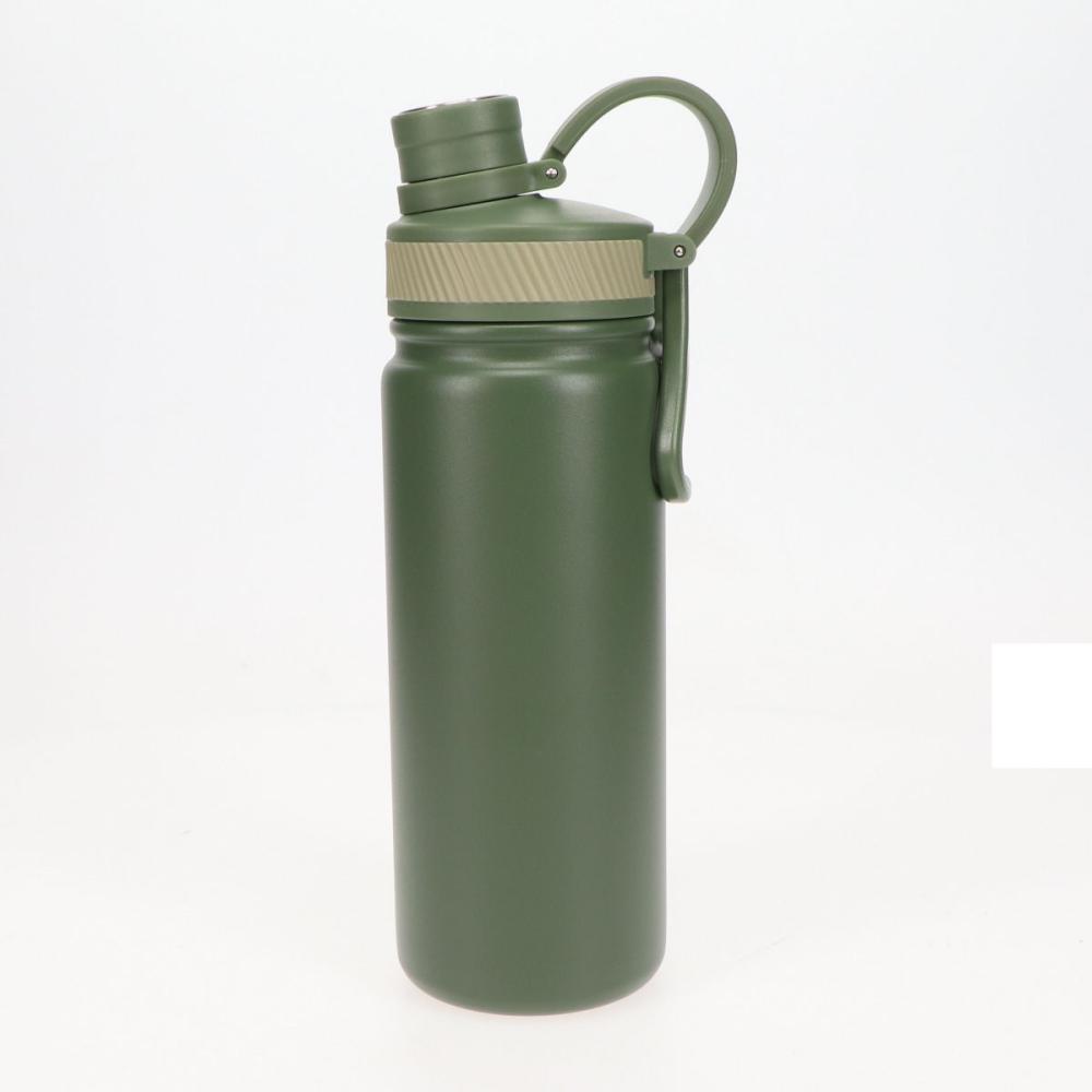 アテーナライフ　保温・保冷スポーツボトル　カーキ　６８０ｍＬ