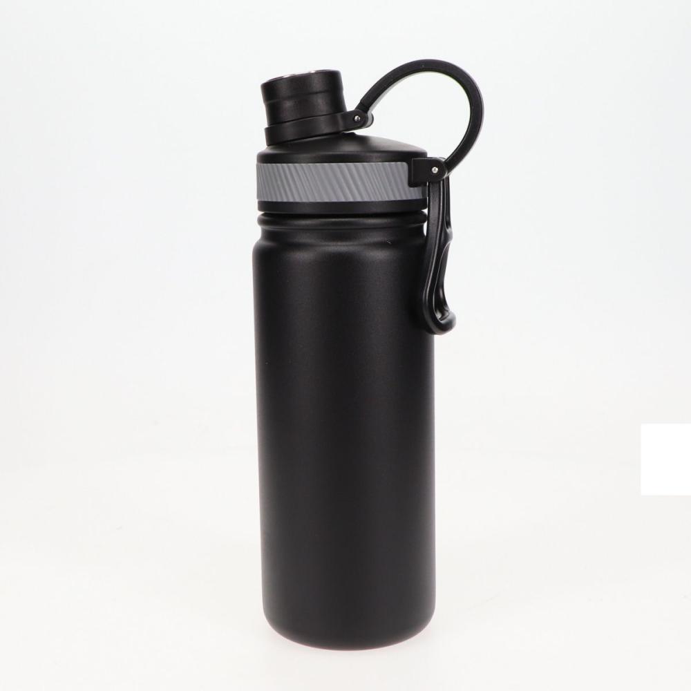 アテーナライフ　保温・保冷スポーツボトル　ブラック　６８０ｍＬ