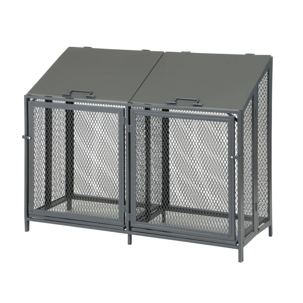 アテーナライフ　折りたたみゴミステーション　ダブル　約４００Ｌ