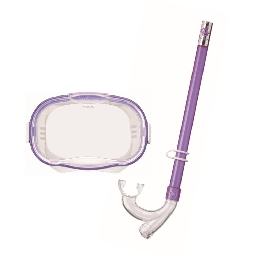 タバタ　リーフツアラー　シュノーケリングセット２点　子供用　パープルクイーン