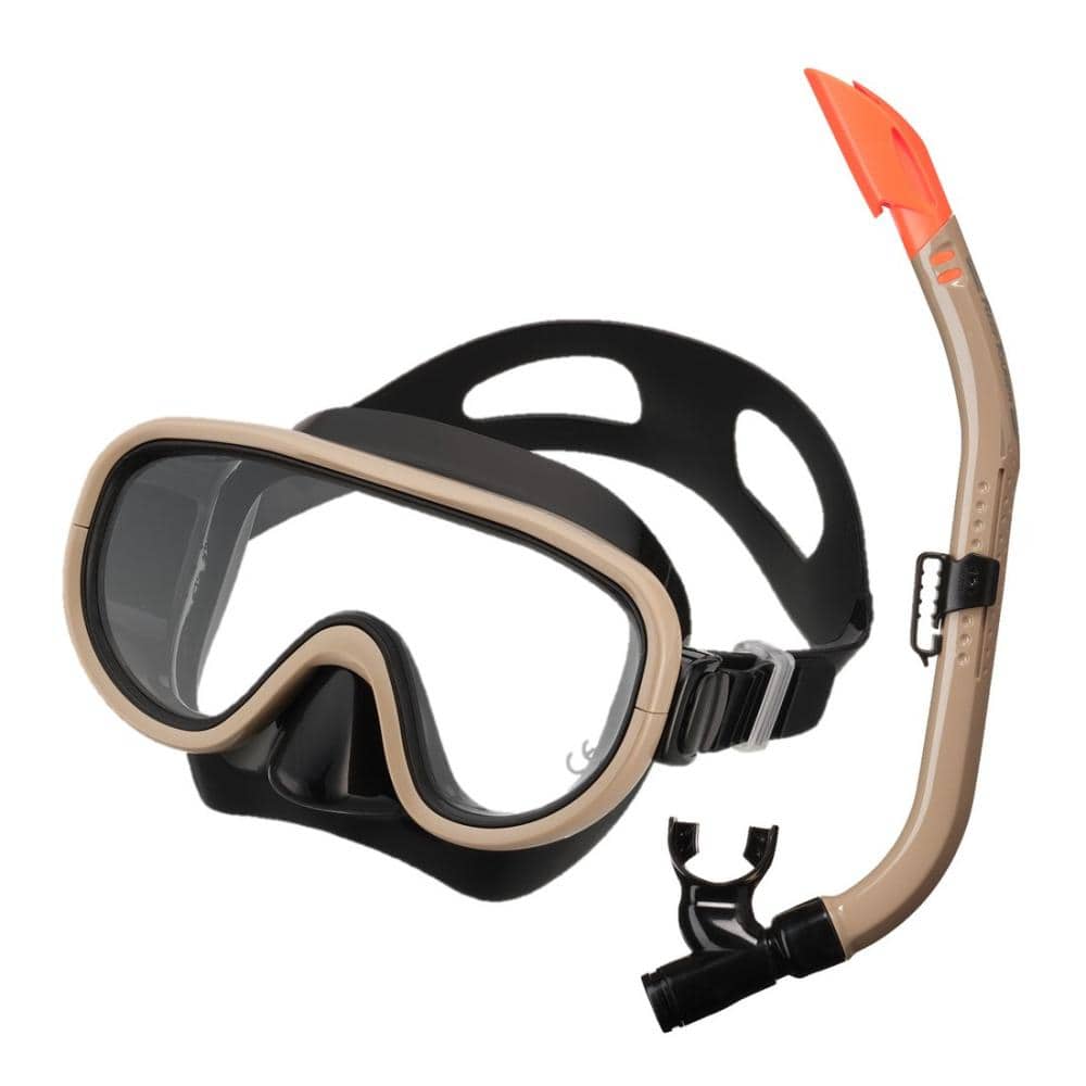 タバタ　リーフツアラー　シュノーケリングセット２点　大人用　ブラックタン